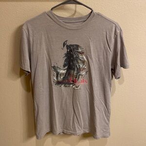 Gray Huk fishing shirt